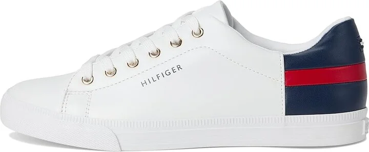 Tommy Hilfiger Laddin Women's Shoes White/Red/Deep Baltic : 6.5 M, Synthetic - Image 7