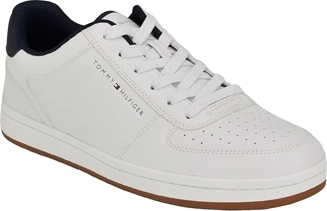 Tommy Hilfiger Lattan Men's Shoes White : 12 D - Medium, Leather - Image 6