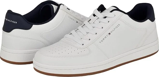 Tommy Hilfiger Lattan Men's Shoes White : 12 D - Medium, Leather