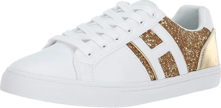 Tommy Hilfiger Lemii Women's Shoes Gold Glitter : 5.5 M, Leather - Image 2