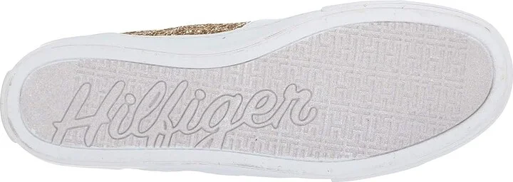 Tommy Hilfiger Lemii Women's Shoes Gold Glitter : 5.5 M, Leather - Image 4