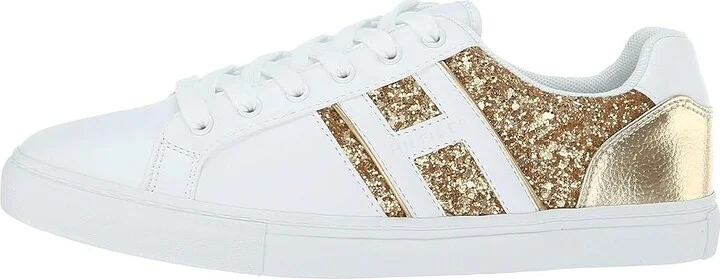 Tommy Hilfiger Lemii Women's Shoes Gold Glitter : 5.5 M, Leather - Image 7