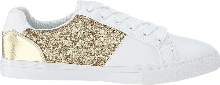 Tommy Hilfiger Lemii Women's Shoes Gold Glitter : 5.5 M, Leather - Image 8