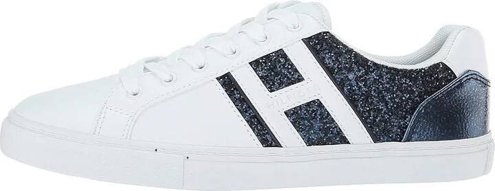 Tommy Hilfiger Lemii Women's Shoes Navy Glitter : 5.5 M, Leather - Image 7