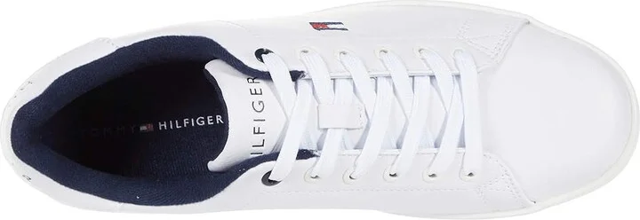 Tommy Hilfiger Lendar Men's Shoes White : 7 D - Medium, Synthetic - Image 2