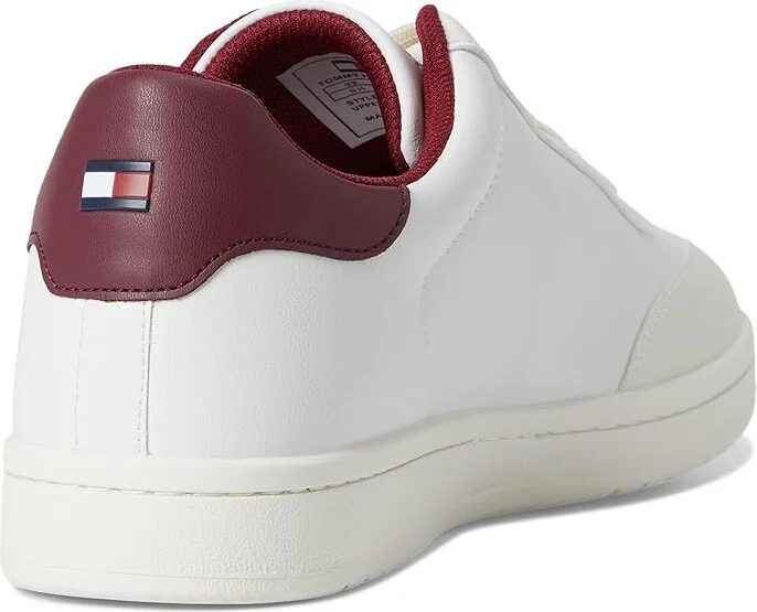 Tommy Hilfiger Lerge Men's Shoes Cream/Navy/Rouge Red : 9.5 M, Synthetic - Image 4