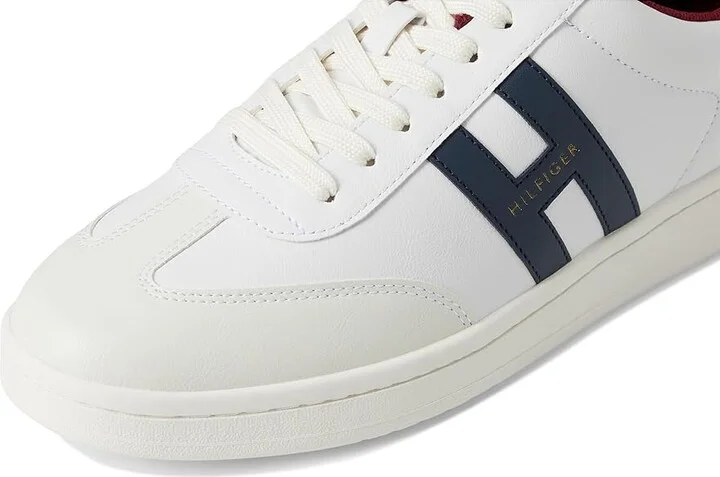 Tommy Hilfiger Lerge Men's Shoes Cream/Navy/Rouge Red : 9.5 M, Synthetic - Image 7