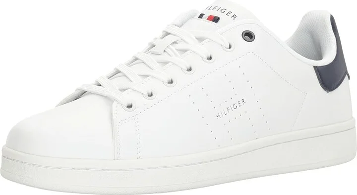 Tommy Hilfiger Liston Men's Shoes White : 7 D - Medium, Leather - Image 2