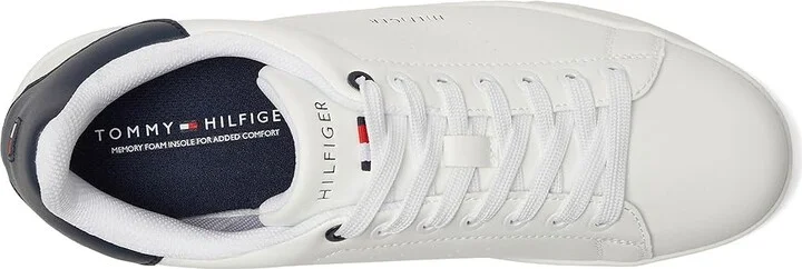 Tommy Hilfiger Liston Men's Shoes White : 7 D - Medium, Leather - Image 3