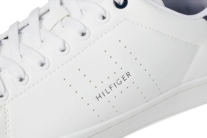 Tommy Hilfiger Liston Men's Shoes White : 7 D - Medium, Leather - Image 8