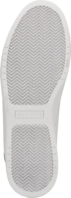Tommy Hilfiger Liston Men's Shoes White/Black : 9.5 D - Medium, Leather - Image 3