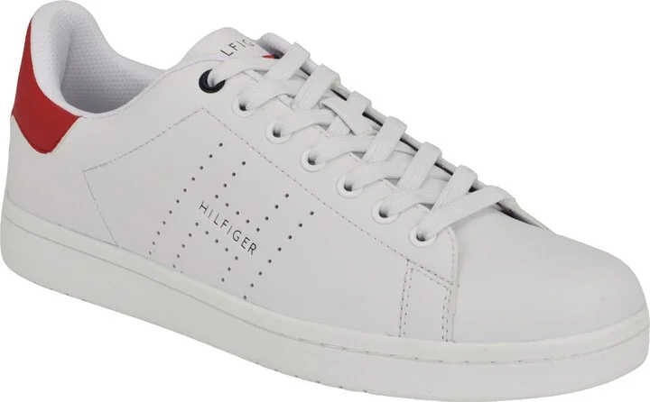 Tommy Hilfiger Liston White/Red 8.5 D (M)