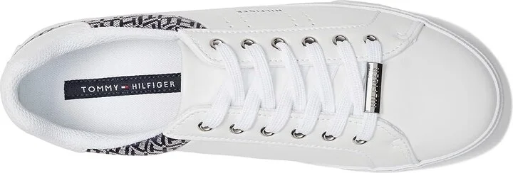 Tommy Hilfiger Lorio Women's Shoes White 1 : 7 M, Leather - Image 2