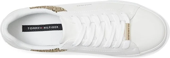 Tommy Hilfiger Lorio Women's Shoes White : 6 M, Leather - Image 3