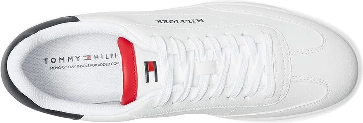 Tommy Hilfiger Lorro Men's Shoes White Americana : 12 M, Faux Leather/Suede - Image 2