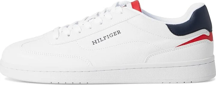 Tommy Hilfiger Lorro Men's Shoes White Americana : 12 M, Faux Leather/Suede - Image 6