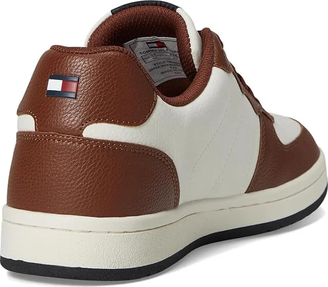 Tommy Hilfiger Lukas Men's Shoes Cognac/Ivory : 9 D - Medium, Leather/Suede - Image 4