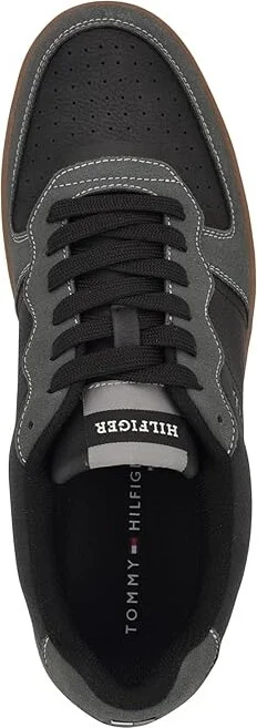 Tommy Hilfiger Lukas Men's Shoes Dark Grey : 12 D - Medium, Leather/Suede - Image 2