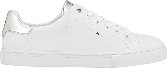Tommy Hilfiger Lyan Women's Shoes White/Silver : 10 M, Synthetic - Image 5