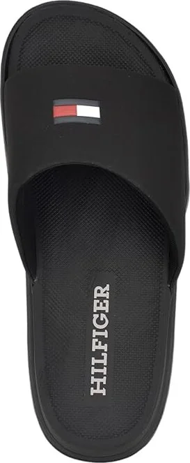 Tommy Hilfiger Marmo Men's Sandals Black : 7 D - Medium, Synthetic - Image 2