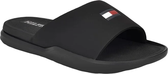 Tommy Hilfiger Marmo Men's Sandals Black : 7 D - Medium, Synthetic