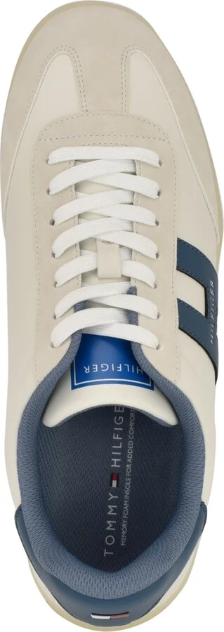 Tommy Hilfiger Men's Berge T-Toe Casual Sneakers - White, Teal multi - Image 4