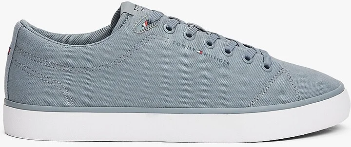 Tommy Hilfiger Men's Canvas Low-Top Sneaker - Grey - US 8 / EU 41
