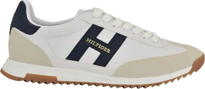 Tommy Hilfiger Men's Ganibel Fashion Jogger Sneakers - Ivory/White/Navy - Image 2