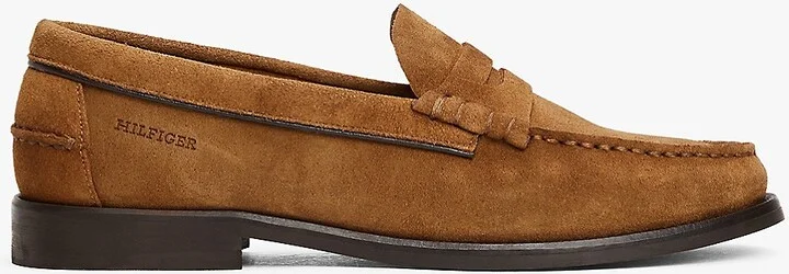 Tommy Hilfiger Men's Hilfiger Suede Loafer - Brown - US 10 / EU 43