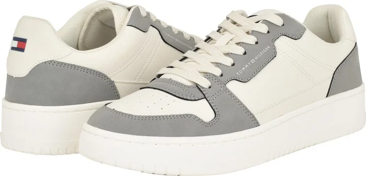 Tommy Hilfiger Mens Imbert Grey/Cream 10.5 Medium