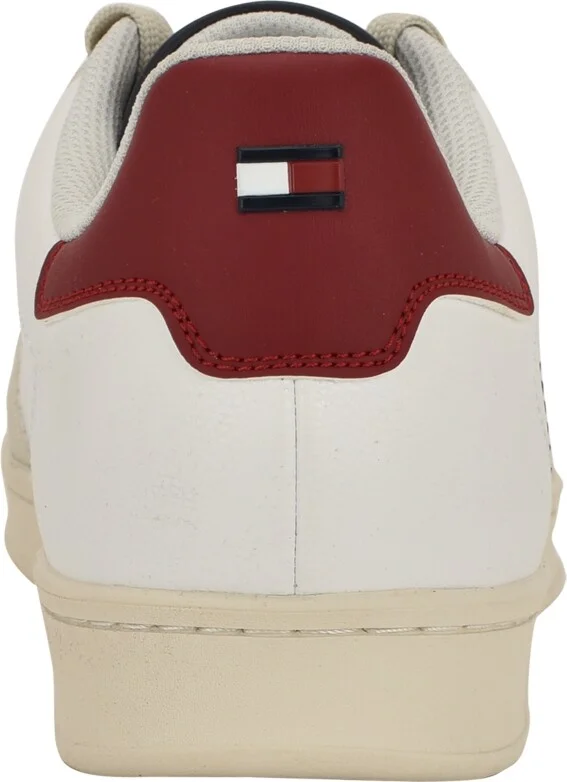 Tommy Hilfiger Men's Javlon T-Toe Fashion Sneakers - Light natural, Dark blue multi - Image 3