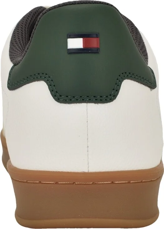 Tommy Hilfiger Men's Javlon T-Toe Fashion Sneakers - Light natural, Dark blue multi - Image 7