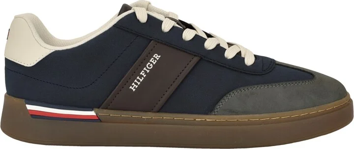Tommy Hilfiger Men's Jivlin T-Toe Fashion Sneakers - White, Dark blue multi - Image 6