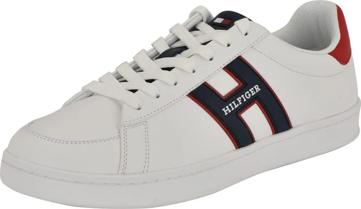 Tommy Hilfiger Men's Jolix Sneaker White/Navy/Red 8M