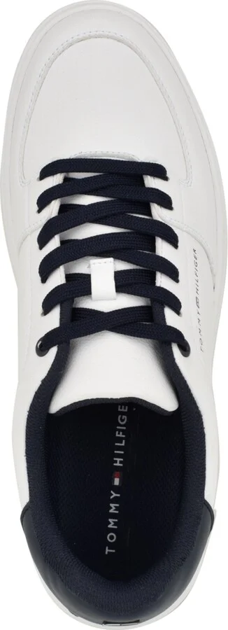 Tommy Hilfiger Men's Jorian Fashion Lace Up Sneakers - White/navy - Image 4
