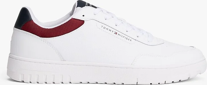 Tommy Hilfiger Men's Leather Mix Low-Top Sneaker - Multi - US 6.5 / EU 39