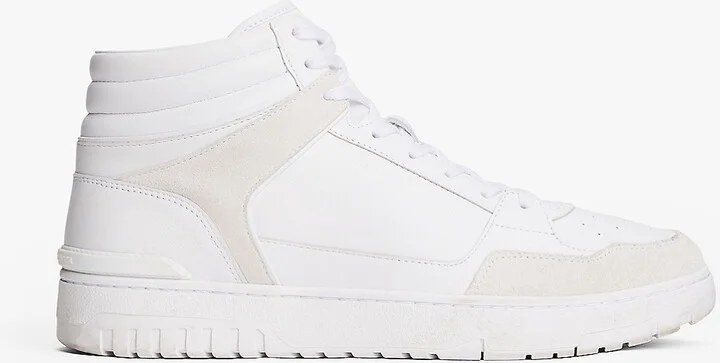 Tommy Hilfiger Men's Leather Sneaker - White - US 9 / EU 42