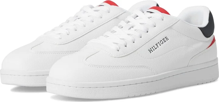 Tommy Hilfiger Mens Lorro White Americana Multi 11.5 Medium