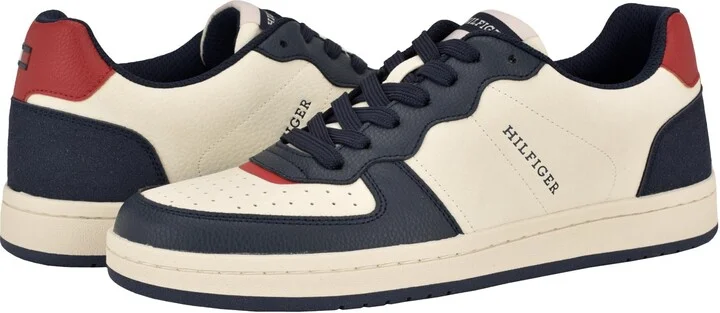 Tommy Hilfiger Men's Lukas Navy/Ivory Multi Medium 10.5