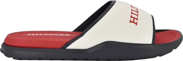 Tommy Hilfiger Men's Marson Fashion Slides - White, Navy multi - Image 2
