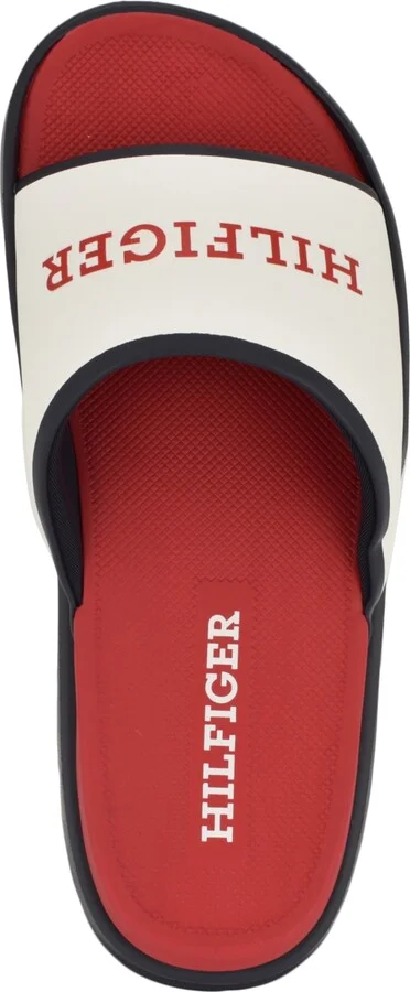 Tommy Hilfiger Men's Marson Fashion Slides - White, Navy multi - Image 4