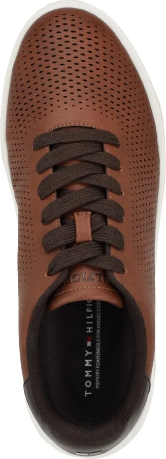 Tommy Hilfiger Men's Norwin Casual Lace Up Sneakers - Cognac/Dark Brown - Image 3