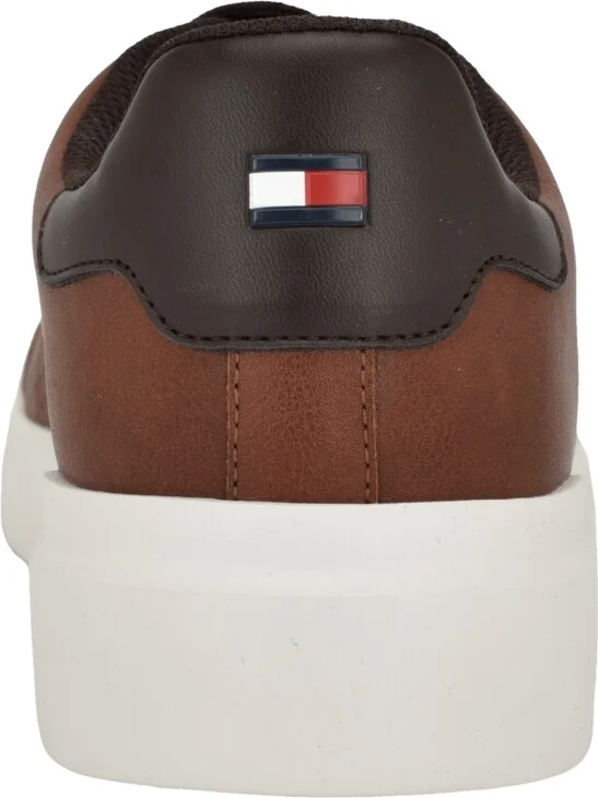 Tommy Hilfiger Men's Norwin Casual Lace Up Sneakers - Cognac/Dark Brown - Image 4