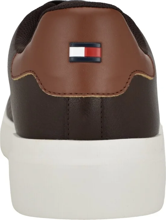 Tommy Hilfiger Men's Norwin Casual Lace Up Sneakers - Cognac/Dark Brown - Image 8