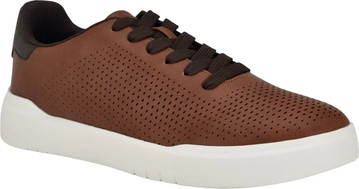 Tommy Hilfiger Men's Norwin Casual Lace Up Sneakers - Cognac/Dark Brown