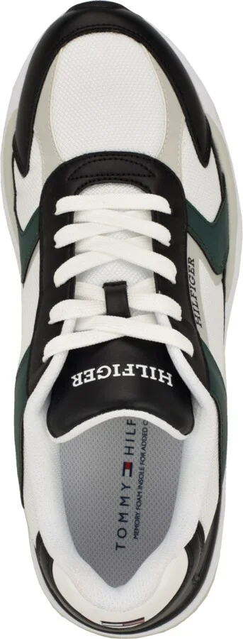 Tommy Hilfiger Men's Pisano Fashion Lace Up Sneakers - Black/Green Multi - Image 4