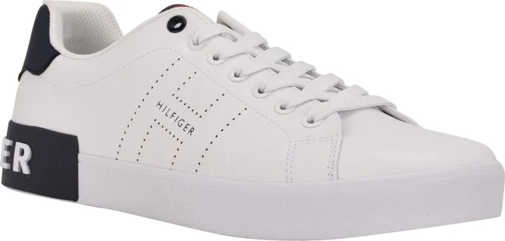 Tommy Hilfiger Men's Rezmon Lace Up Low Top with H Logo Sneakers