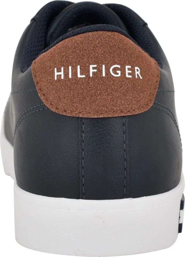 Tommy Hilfiger Men's Risher Low Top Lace Up Sneakers - Navy/Cognac - Image 3