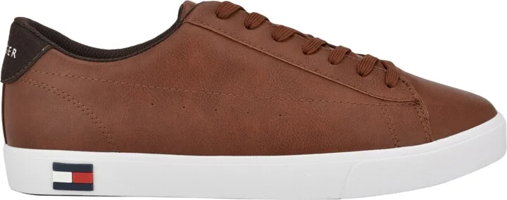 Tommy Hilfiger Men's Risher Low Top Lace Up Sneakers - Navy/Cognac - Image 10