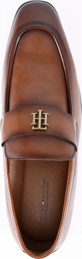Tommy Hilfiger Men's Sawlin Logo Embellished Dress Loafers - Image 4